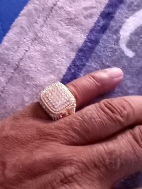Primark Gold-Tone Pave Statement Ring